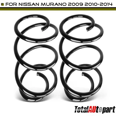 2x Molas helicoidais para Nissan Murano 2009 2010 2011-2014 V6 3.5L dianteiro esquerdo e direito - Imagem 1 de 4