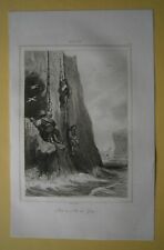 1848 print MALTA: FISHING ON ISLAND OF GOZO, #22