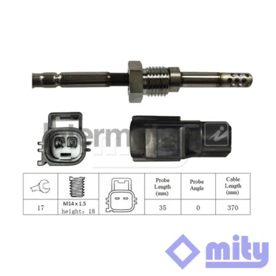 Adatto per Volvo XC70 Cross Country 2.4 D Mity Sensore Temperatura Gas Scarico #2 - Immagine 1 di 2