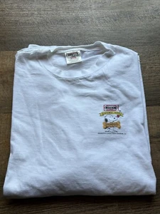 Peanuts SNOOPY Vintage 1990's Milk-Bone Dog Biscuits Shirt Size XL FLAWS RARE - Picture 1 of 7