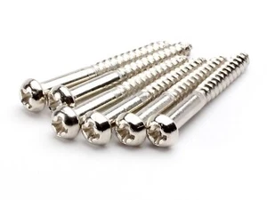 Callaham Schraubenset, Stratocaster Tremolo Befestigung, gehärtet, Nickel (6) - Bild 1 von 1