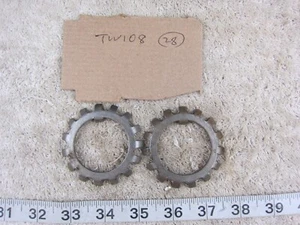 TW108 W-08 Stahllager Sicherungsscheibe Menge 2, Neu - Bild 1 von 7