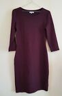 R808 - NEW LOOK - Ladies Women&#39;s Plum Party Summer Day Dress Size 12