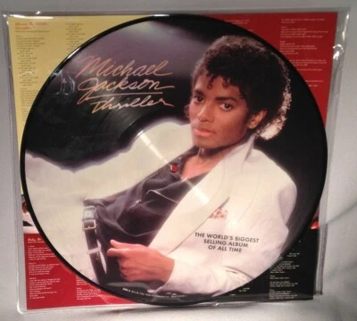 LP MICHAEL JACKSON Thriller (PICTURE VINYL, SONY 2008) NEW MINT SEALED - Image 1 of 2