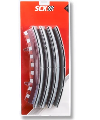 Barreras Curvas Estándar Escala 1/32 SCX - Paquete de 4 Fronteras - U10326X200 - Nuevas Foto 1 de 4