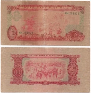 Vietnam South - 10 Dong 1966 / 1975 - F - Pick 43a Lemberg-Zp - Picture 1 of 1