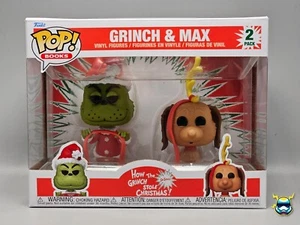 Funko Pop GRINCH & MAX 2PACK Libros Navidad Figura Vinilo 6 pulgadas Juguete Nuevo - Imagen 1 de 7