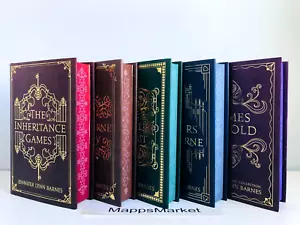 Inheritance Games Books 1-5 SIGNED by Jennifer Lynn Barnes FAIRYLOOT Stenciled - Picture 1 of 24