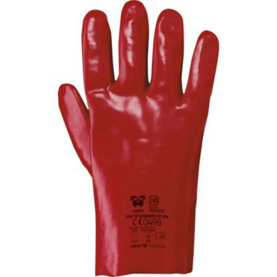 CASCIAROAGRICOLTURA GUANTI PVC STANDARD 35 CM. NERI TG.10