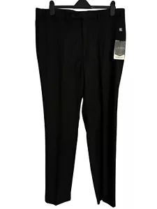 Lauren Ralph Lauren Men's Classic-Fit UltraFlex Stretch Suit Pants-Black-38X36. - Picture 1 of 12