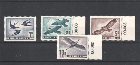 AUSTRIA 1953 BIRDS MNH - 10166 Cover