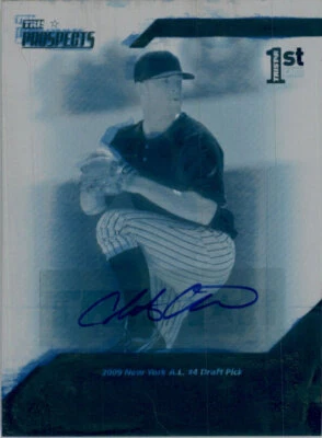 Caleb Cotham 2009 TriStar Rookie Autograph Printing Press Plate Auto RC 1/1 - Image 1 of 2