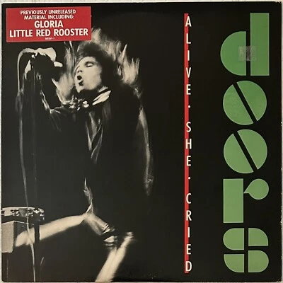 The Doors–Alive She Cried-1983 Classic Rock. COVER & VINYL ARE NEAR MINT (PROMO) - Image 1 of 4
