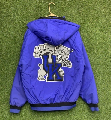 Chaqueta acolchada vintage Champion University of Kentucky Wildcats para hombre mediana Foto 1 de 4
