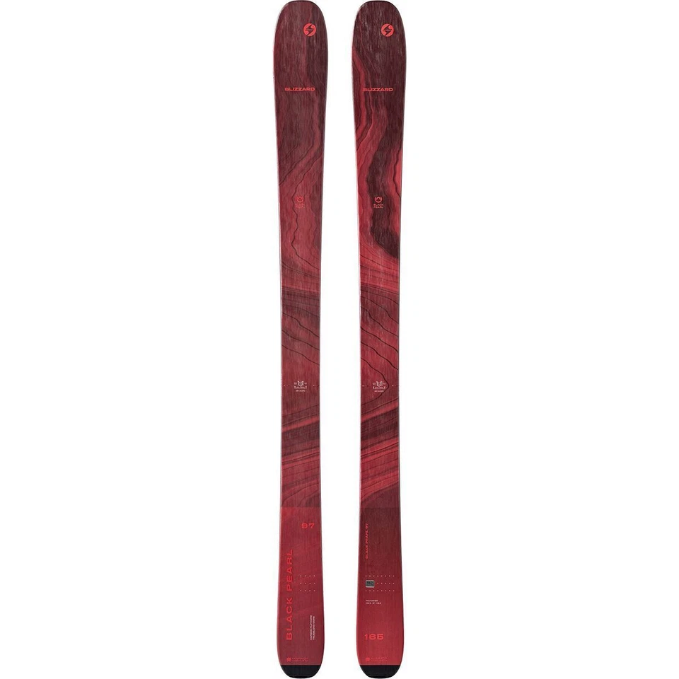 NEW! 2024 BLIZZARD BLACK PEARL 97 SKIS 165cm w/SALOMON STAGE 11GW FREE SHIP - Image 1 of 1