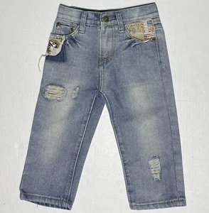 Vintage & Denim American Flag Blue Jeans size 3T (20”waist) - Picture 1 of 11