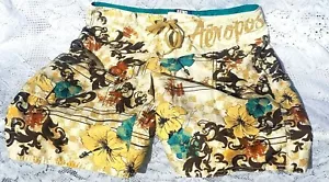 Pantalones cortos de baño hawaianos AERO SURF tropicales para hombre talla 38 con bolsillo - Imagen 1 de 8