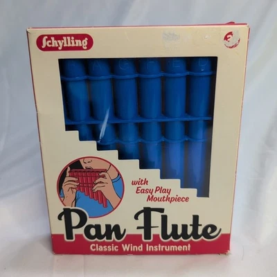 Kids Musical Instrument Toy Pan Flute High Quality Plastic Blue Gift 3+ - Image 1 of 3