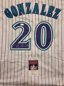 Diamondbacks – Luis Gonzalez - #20 Signed Jersey – JSA Certified - Picture 1 of 4