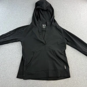 Mountain Hardwear Pullover Hoodie Womens XS Grid Snap Kangaroo Pocket Outdoor - Picture 1 of 7
