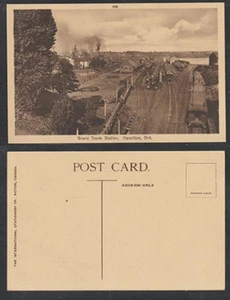 Hamilton Ontario Postcard Grand Trunk Railway Unused - Picture 1 of 3