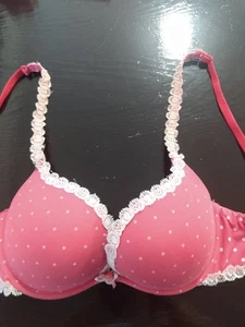 victoria secret Bügel Gepunktet Gepolstert BH 34 C - Bild 1 von 6