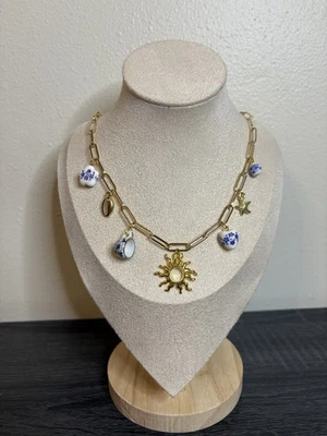 NEW Handmade Gold Charm Necklace | 18 Inches - Image 1 of 4