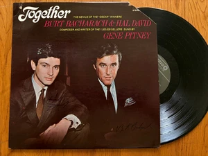 BURT BACHARACH And HAL DAVID AUTOGRAPHED "TOGETHER" GENE PITNEY SINGS 'EM RECORD - Picture 1 of 4
