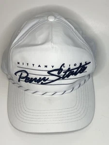 Penn State Nittany Lions NCAA '47 Marca Blanca Cuerda de Enganche Ajustable Snapback Sombrero - Imagen 1 de 11