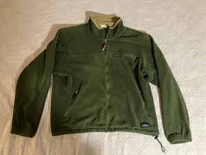 Vintage L.L. Bean Jacke Herren XL Forest Green Fleece Windbloc Serie Polartec Wandern - Bild 1 von 5