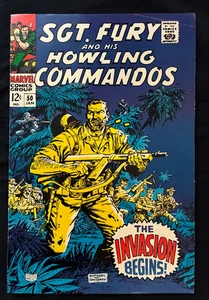 Sgt. Fury  #50 On The Beach Waits Death! Glossilicious 1968  Very Fine - Picture 1 of 7