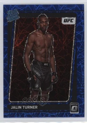 2022 Panini Donruss Optic UFC Rated Blue Velocity Prizm Jalin Turner Rookie RC - Image 1 of 2