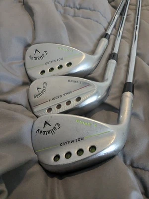 Juego de cuñas fresadas Callaway Mack Daddy 4 cromadas izquierda, md3. 50,56,60, Foto 1 de 4