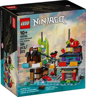 LEGO EXCLUSIVE Set 40706 Micro NINJAGO® City Markets - NEW SEALED - Image 1 of 3