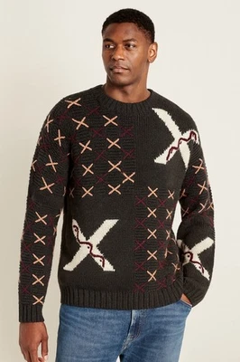 VTG HENRY GRETHEL Hand Knit Cotton Crewneck Sweater L - Image 1 of 4