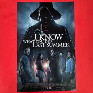 I KNOW WHAT YOU DID LAST SUMMER official promo poster - 2025 HORROR FILM - 11x17 - Picture 1 of 1