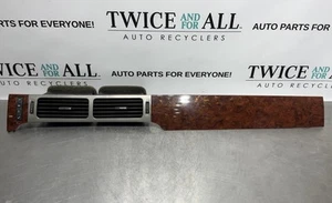 2007-2013 Yukon Suburban Woodgrain Dash Woodgrain Vent Trim Longer Panel OEM - Picture 1 of 7