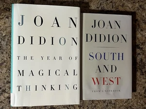 2 Bücher Lot Joan Didion Hardcover Magisches Denken Süd und West Schäden - Bild 1 von 5