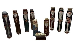 Vintage 1992 Christmas Nativity Set 10 Piece - New - Picture 1 of 9