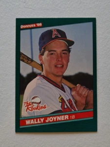 Wally Joyner Vintage 1986 Donruss The Rookies Baseball Karten - Bild 1 von 2