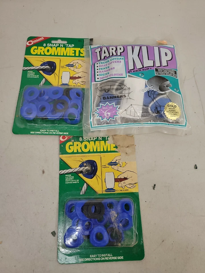 Coghlan's Snap N' Tap Grommets – Durable Plastic Fasteners for Canvas Tar