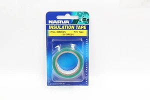 NARVA 56805GN PVC INSULATION TAPE - GREEN, MATT FINISH 19mm WIDE x 5m ROLL - Picture 1 of 2