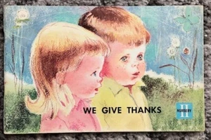 Vintage Nursery Story Book We Give Thanks Methodist Sam Mary Nell Barefield 1964 - Picture 1 of 6