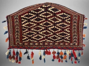 110x70 cm antik turkmen Yomud Hochzeit Kamel Schmuck asmalyk Camel wedding HH - Bild 1 von 12