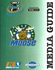 1999-00 Manitoba Moose International Hockey League Media Guide - IHL #FWIL