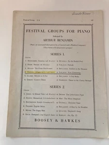 Grupos de festival para comercio de piano: Allegro en G/Farjeon: Kate Greenaway 1959 RAROS - Imagen 1 de 5