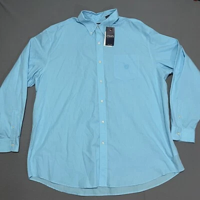 Chaps Long Sleeve Easy Care Mens Shirt 3XLT - Image 1 of 4