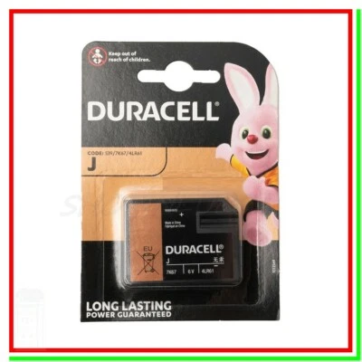 BATTERIA PILA DURACELL J 4LR61 539 4918 KJ RJ-1 867 1412P V76PX 7K67 SCADE 2028