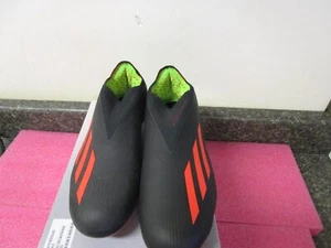 New! Adidas X Speedportal+ FG J GW8414 Indoor Soccer Shoes Size 5US CBlack/SORED - Picture 1 of 9