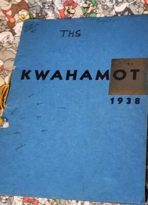 1938 Tomahawk High School Yearbook Tomahawk, Wisconsin Kwahamot - Picture 1 of 8